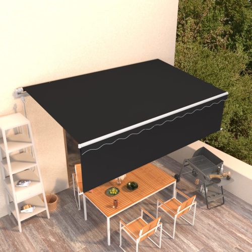 Automatska tenda na uvlačenje s roletom 5 x 3 m antracit