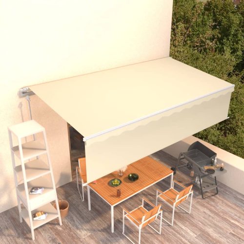 Automatska tenda na uvlačenje s roletom 6 x 3 m krem