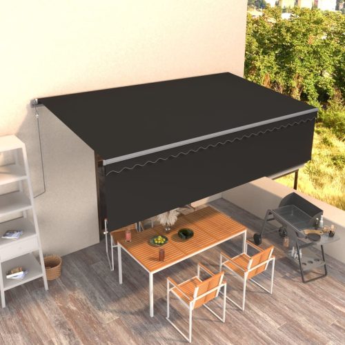 Automatska tenda na uvlačenje s roletom 5 x 3 m antracit