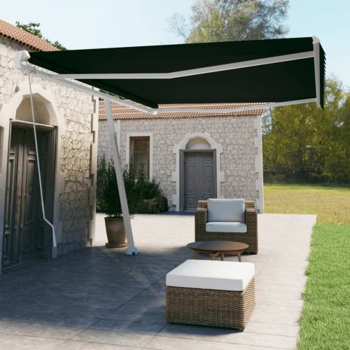 Samostojeća tenda na ručno uvlačenje 500 x 350 cm antracit