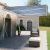 Samostojeća tenda na ručno uvlačenje 600 x 350 cm plavo-bijela