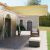 Samostojeća tenda na ručno uvlačenje 600 x 350 cm žuto-bijela