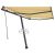 Samostojeća automatska tenda 300 x 250 cm žuto-bijela