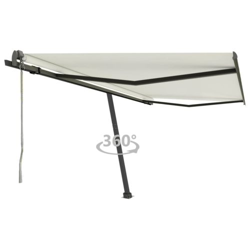 Samostojeća automatska tenda 400 x 350 cm krem