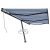 Samostojeća automatska tenda 600x350 cm plavo-bijela