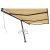 Samostojeća automatska tenda 600 x 350 cm žuto-bijela