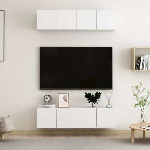 TV ormarići 4 kom bijeli 60 x 30 x 30 cm od konstruiranog drva