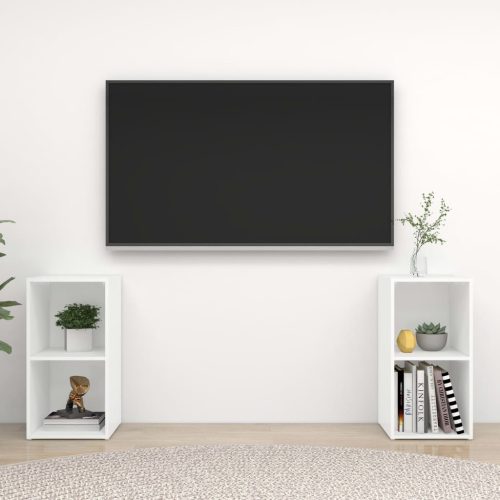 TV ormarići 2 kom bijeli 72 x 35 x 36,5 cm konstruirano drvo