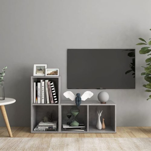 TV ormarići 2 kom boja betona 72x35x36,5 cm konstruirano drvo