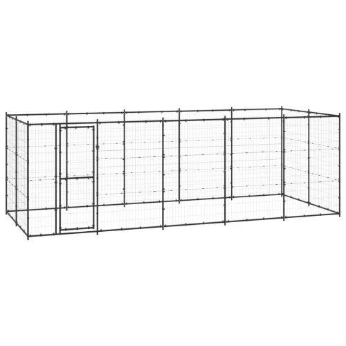 Vanjski kavez za pse čelični 12,1 m²