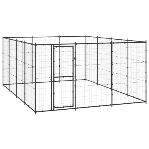Vanjski kavez za pse čelični 14,52 m²