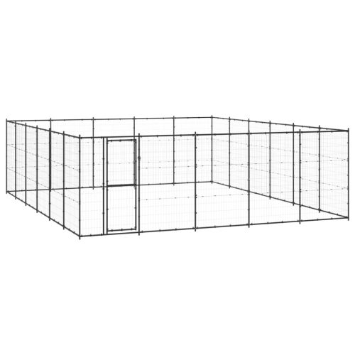 Vanjski kavez za pse čelični 36,3 m²