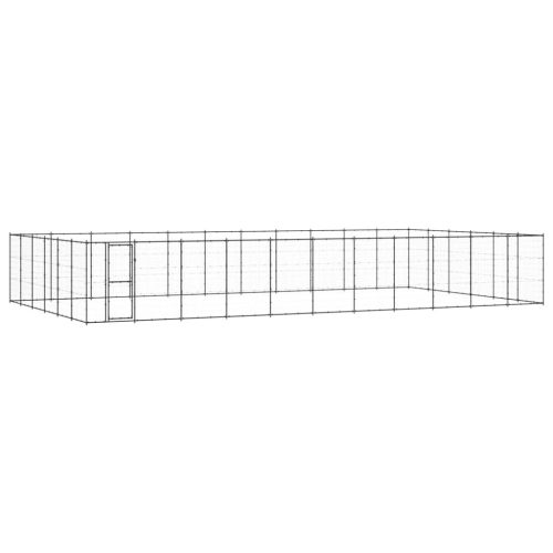Vanjski kavez za pse čelični 79,86 m²