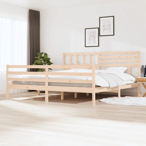 Okvir za krevet od masivnog drva 200 x 200 cm