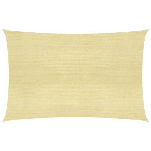Jedro za zaštitu od sunca 160 g/m² bež 3,5 x 4,5 m HDPE