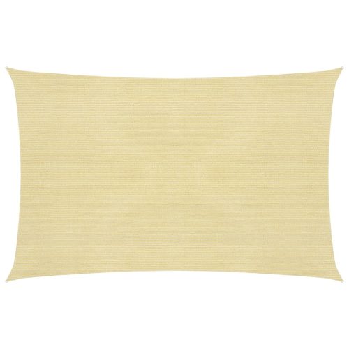 Jedro za zaštitu od sunca 160 g/m² bež 5 x 8 m HDPE