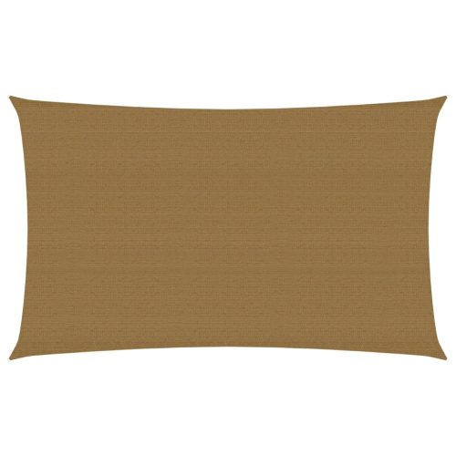 Jedro za zaštitu od sunca 160 g/m² sivosmeđe 4 x 7 m HDPE