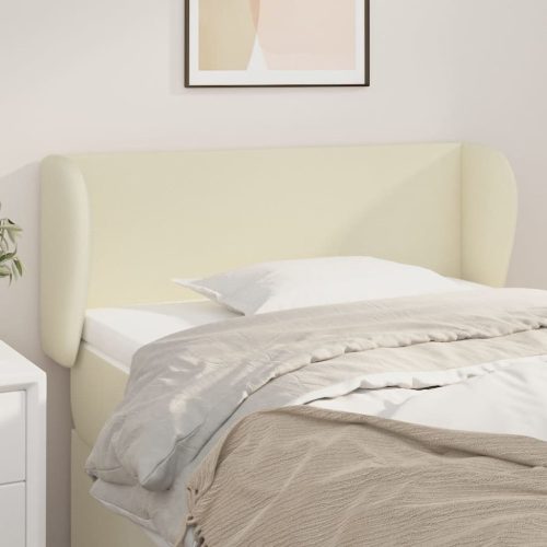 Uzglavlje s ušima krem 93x23x78/88 cm od od umjetne kože