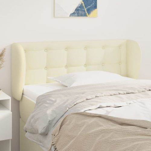 Uzglavlje s ušima krem 93x23x78/88 cm od od umjetne kože