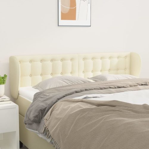 Uzglavlje s ušima krem 147x23x78/88 cm od umjetne kože
