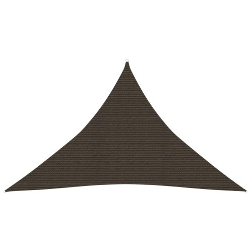 Jedro za zaštitu od sunca 160 g/m² smeđe 2,5 x 2,5 x 3,5 m HDPE