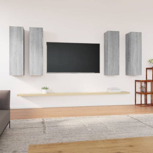 TV ormarići 4 kom boja hrasta 30,5x30x110 cm konstruirano drvo