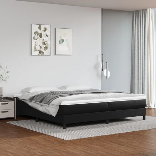 Okvir za krevet crni 200x200 cm od umjetne kože