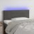 LED uzglavlje tamnosivo 90x5x78/88 cm baršunasto