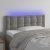LED uzglavlje svjetlosivo 100x5x78/88 cm baršunasto