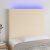 LED uzglavlje krem 90x5x118/128 cm od tkanine