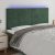 LED uzglavlje tamnozeleno 200x5x118/128 cm baršunasto
