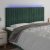 LED uzglavlje tamnozeleno 200x5x118/128 cm baršunasto