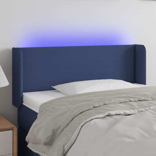LED uzglavlje plavo 103x16x78/88 cm od tkanine