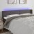 LED uzglavlje sivo 183x16x78/88 cm umjetna koža