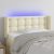 LED uzglavlje krem 103x16x78/88 cm od od umjetne kože