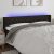 LED uzglavlje crno 203x16x78/88 cm od tkanine