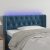 LED uzglavlje tamnoplavo 93x16x78/88 cm baršunasto