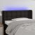 LED uzglavlje crno 93x16x78/88 cm od tkanine