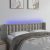 LED uzglavlje svjetlosivo 147x16x78/88 cm baršunasto
