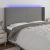 LED uzglavlje tamnosivo 183 x 16 x 118/128 cm od tkanine