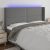 LED uzglavlje tamnosivo 163 x 16 x 118/128 cm od tkanine