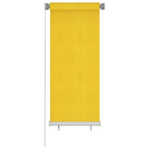 Vanjska roleta za zamračivanje 60 x 140 cm žuta HDPE