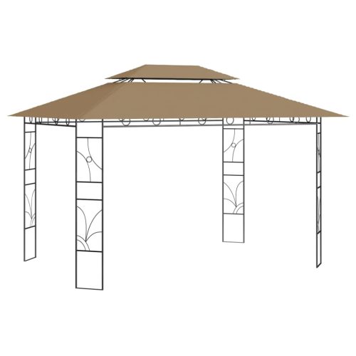 Sjenica 4 x 3 x 2,7 m smeđe-siva 160 g/m²