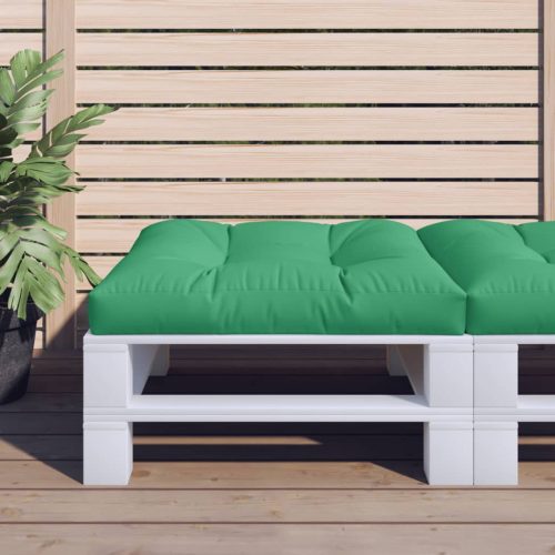 Jastuk za palete zeleni 80 x 80 x 12 cm od tkanine