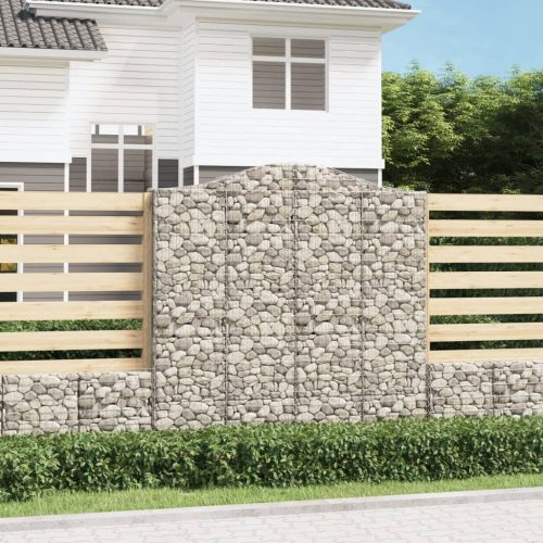 Lučne gabionske košare 3 kom 200x30x200/220cm pocinčano željezo