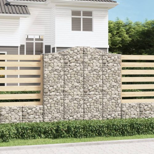 Lučne gabionske košare 4 kom 200x50x200/220cm pocinčano željezo