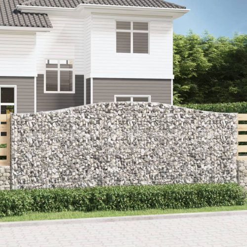Lučne gabionske košare 5 kom 400x30x160/180cm pocinčano željezo