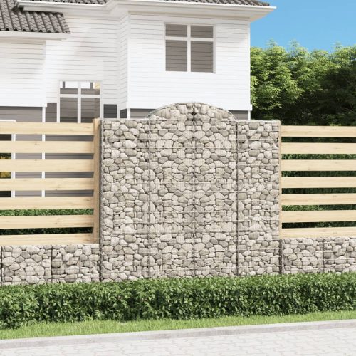 Lučne gabionske košare 15kom 200x50x200/220cm pocinčano željezo
