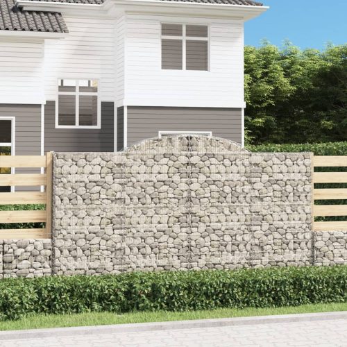 Lučne gabionske košare 5 kom 300x30x160/180cm pocinčano željezo