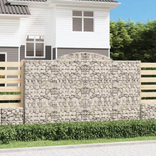 Lučne gabionske košare 3 kom 300x30x180/200cm pocinčano željezo